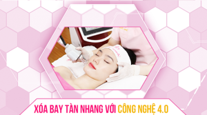 Xóa bay tàn nhang với công nghệ 4.0